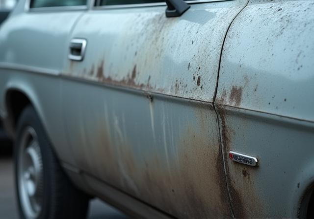 Carrozzeria auto prima del restauro